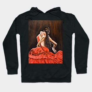 SPANISH DANCER IN RED Hoodie